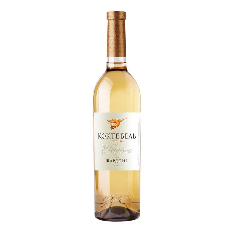 Вино Коктебель Шардоне Орд Стол 13% Сух Біле 0,75 л